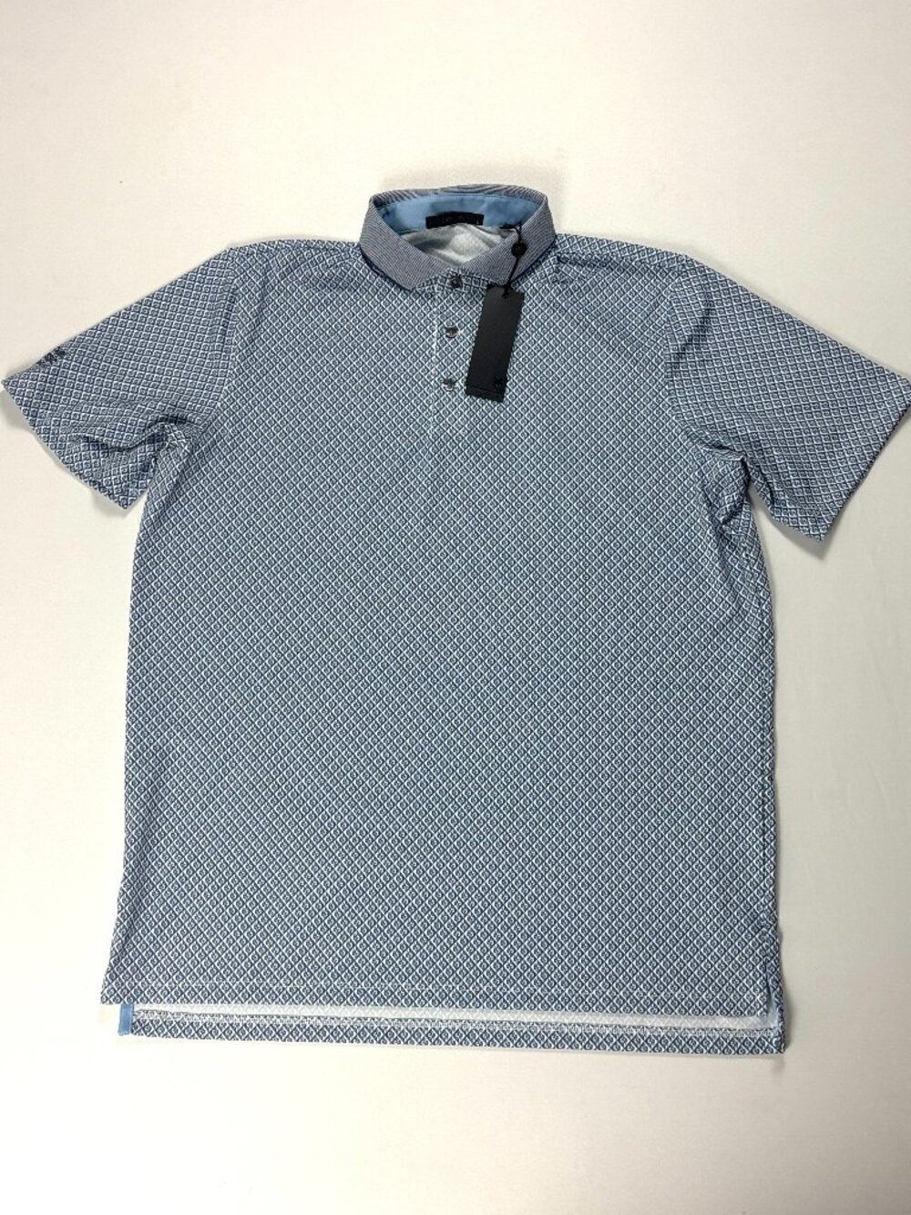 Greyson Mens Shadow Wolf Polo NWT Size L Rocket Classic Golf New Blue